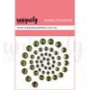 Wholesale Sage Rhinestones 10 pc