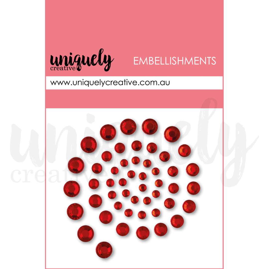 Red Rhinestones