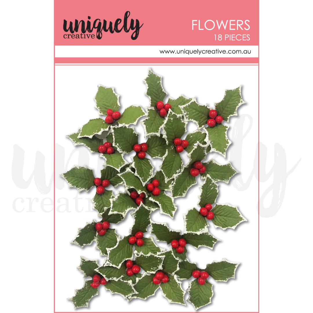 Christmas Holly Flowers