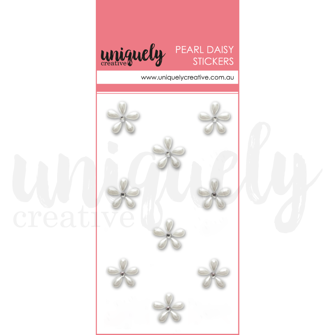 Pearl Daisy Stickers - Daisy