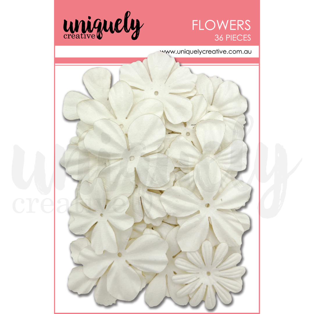 White Layering Flowers