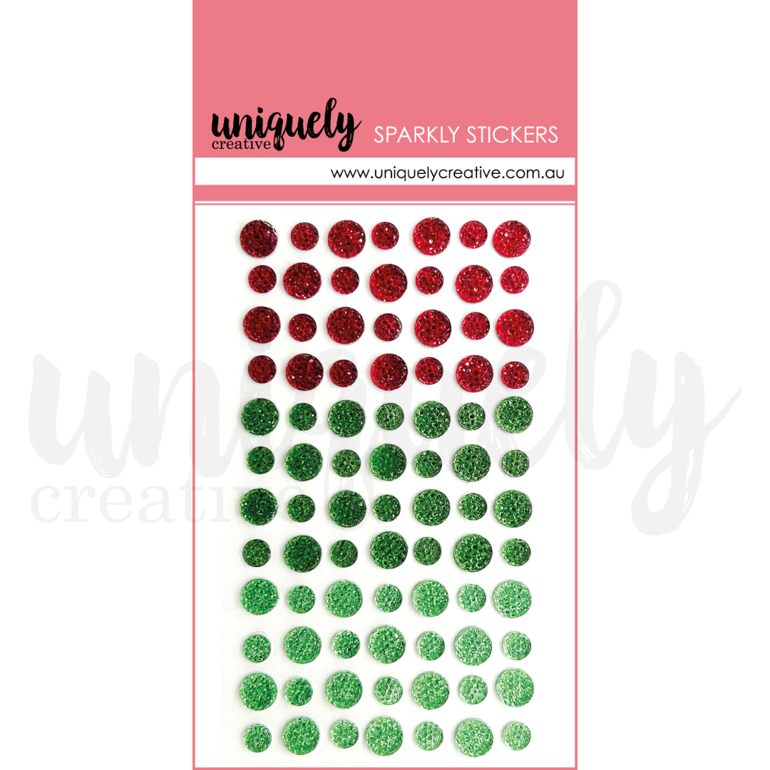 Christmas Sparkly Stickers