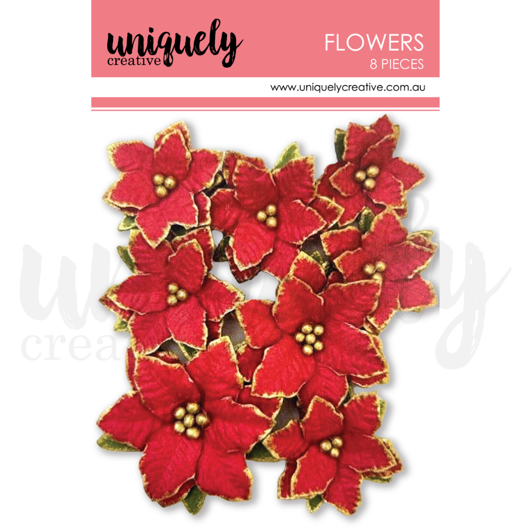 Christmas Poinsettia Flowers
