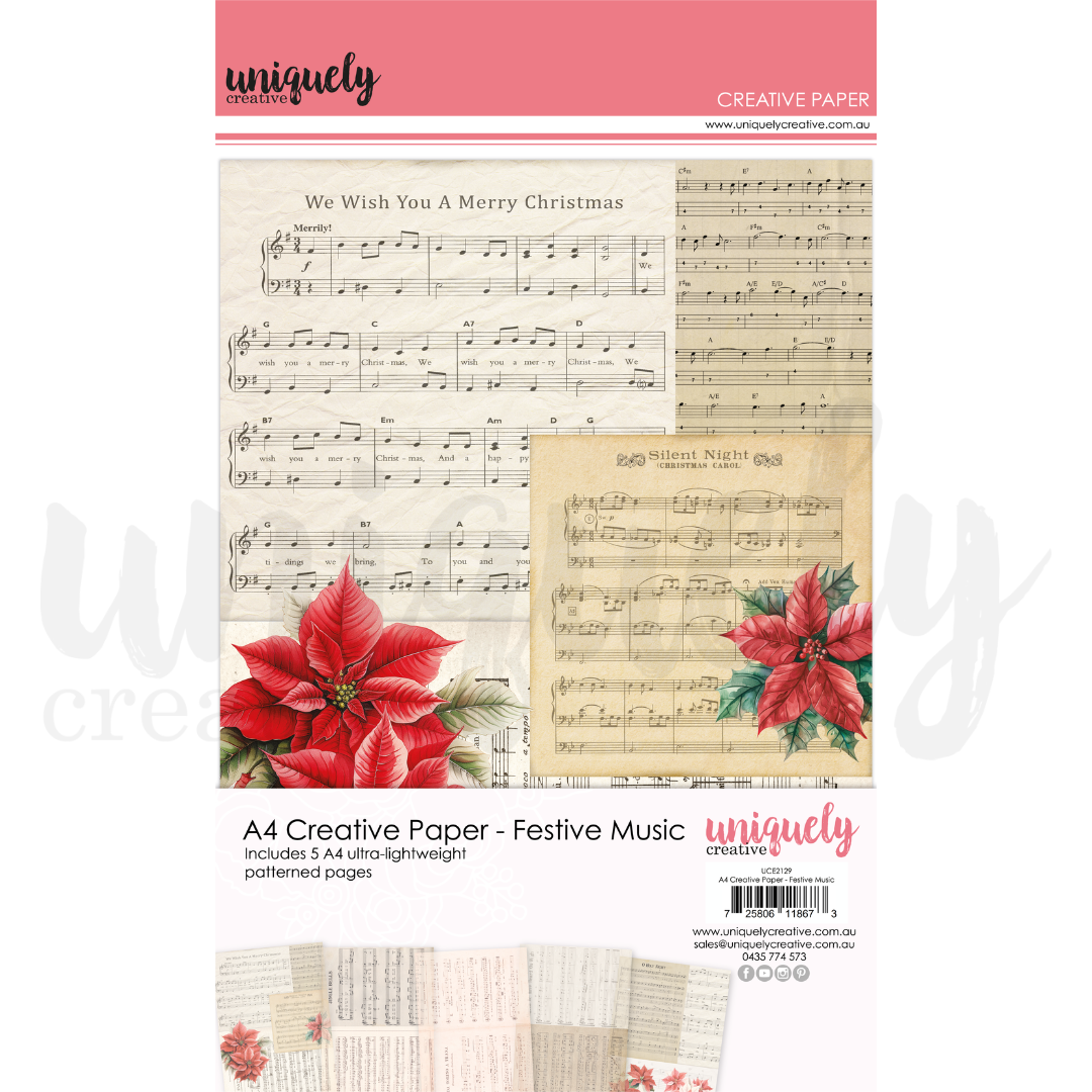 A4 Creative Paper - Festive Music
