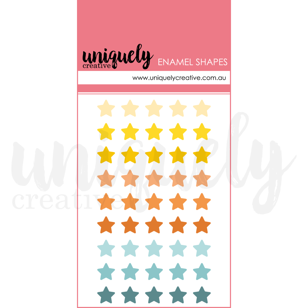 Enamel Star Shapes