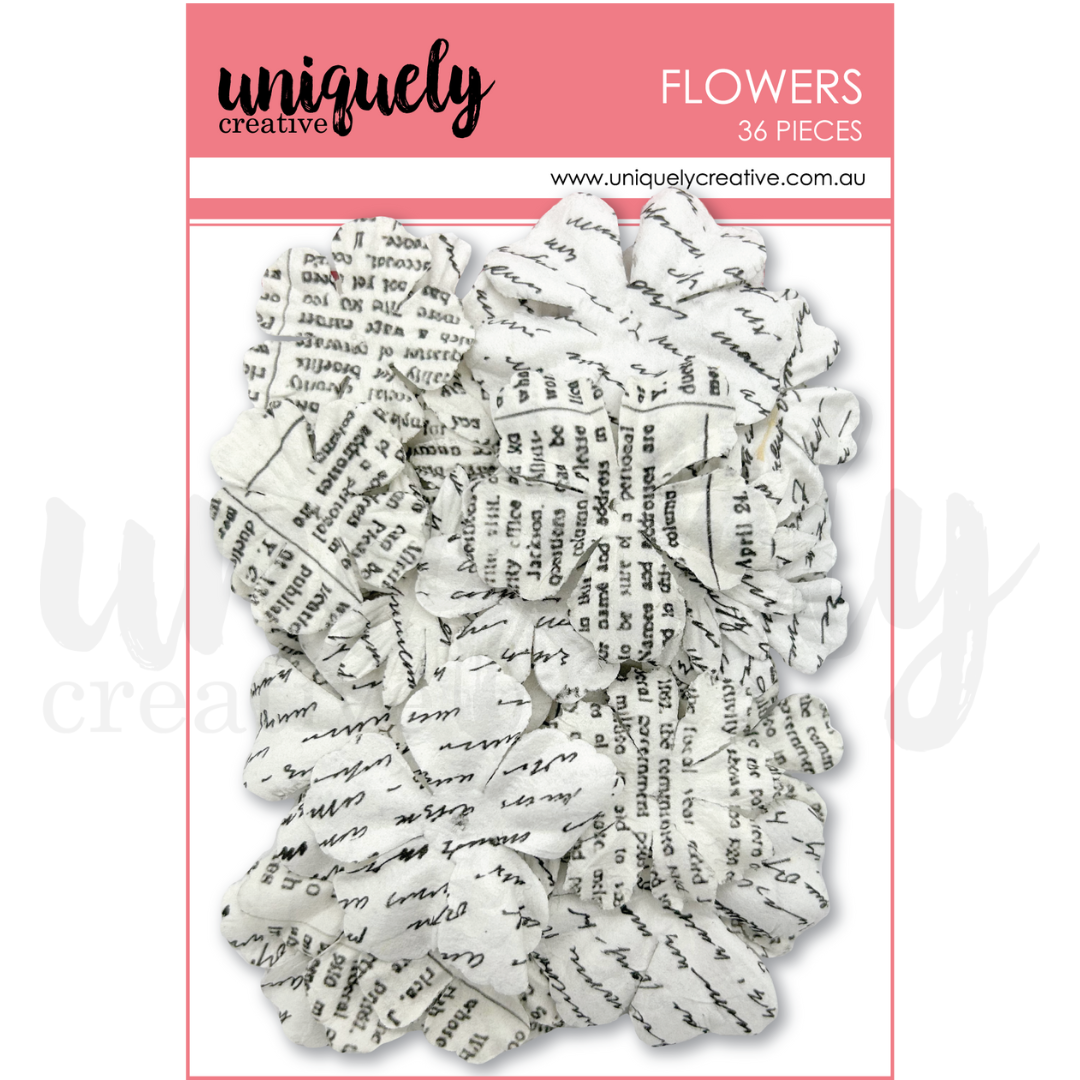 Antique Petal Press Flowers