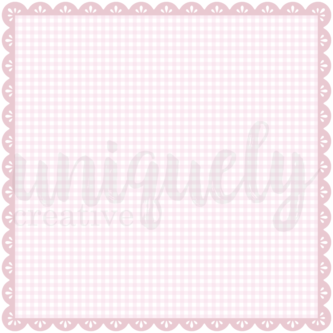 Gingham Square Decorative Base Layer