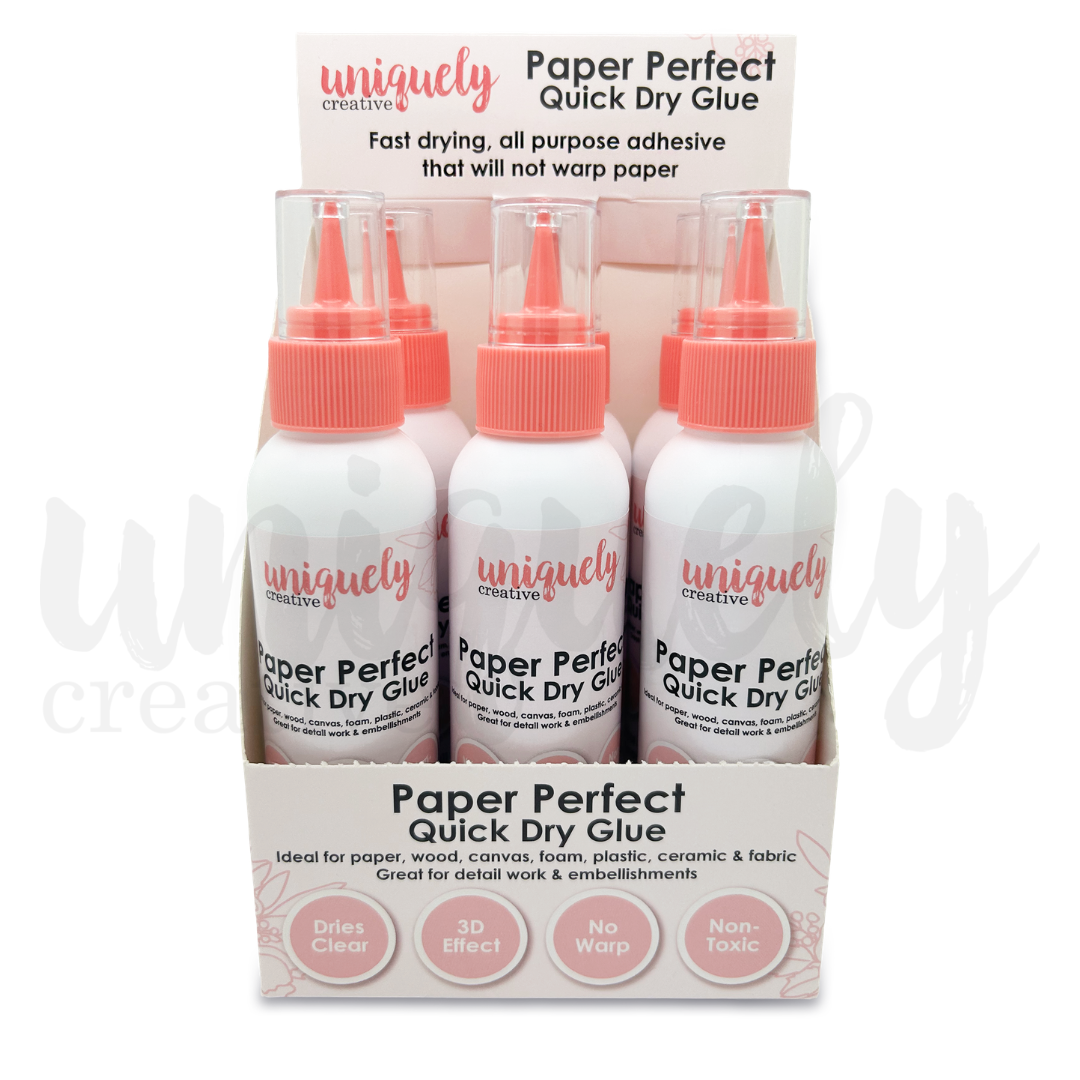 Paper Perfect Quick Dry Glue 120ml (Box of 6)