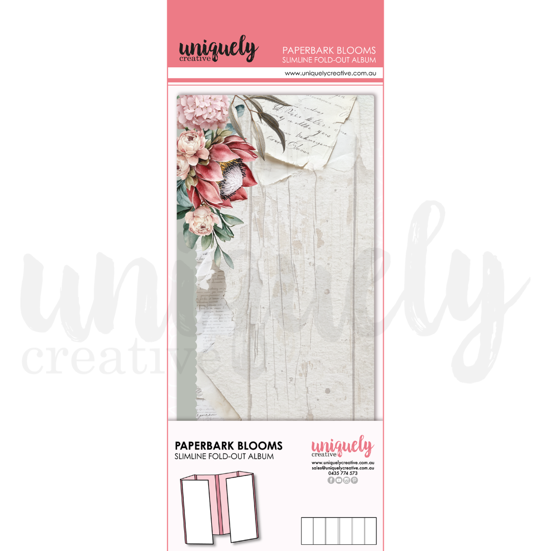 Paperbark Blooms Slimline Fold-Out Album