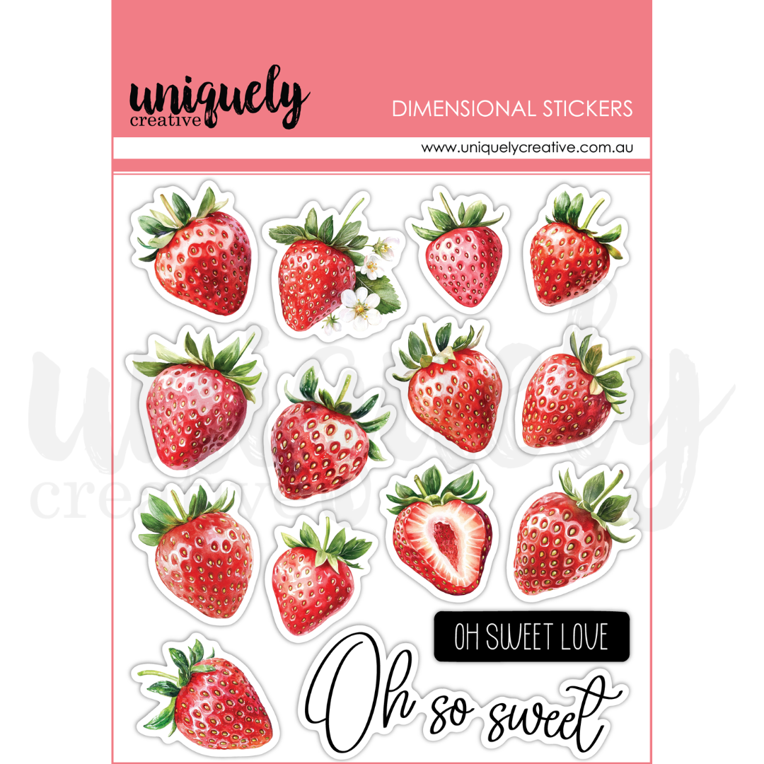 Oh So Lovely Dimensional Stickers