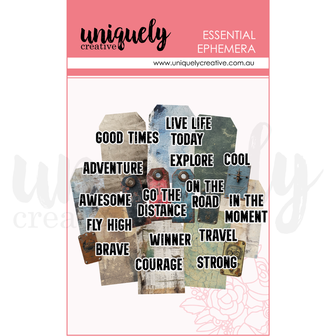 Grunge Tags &amp; Titles Ephemera