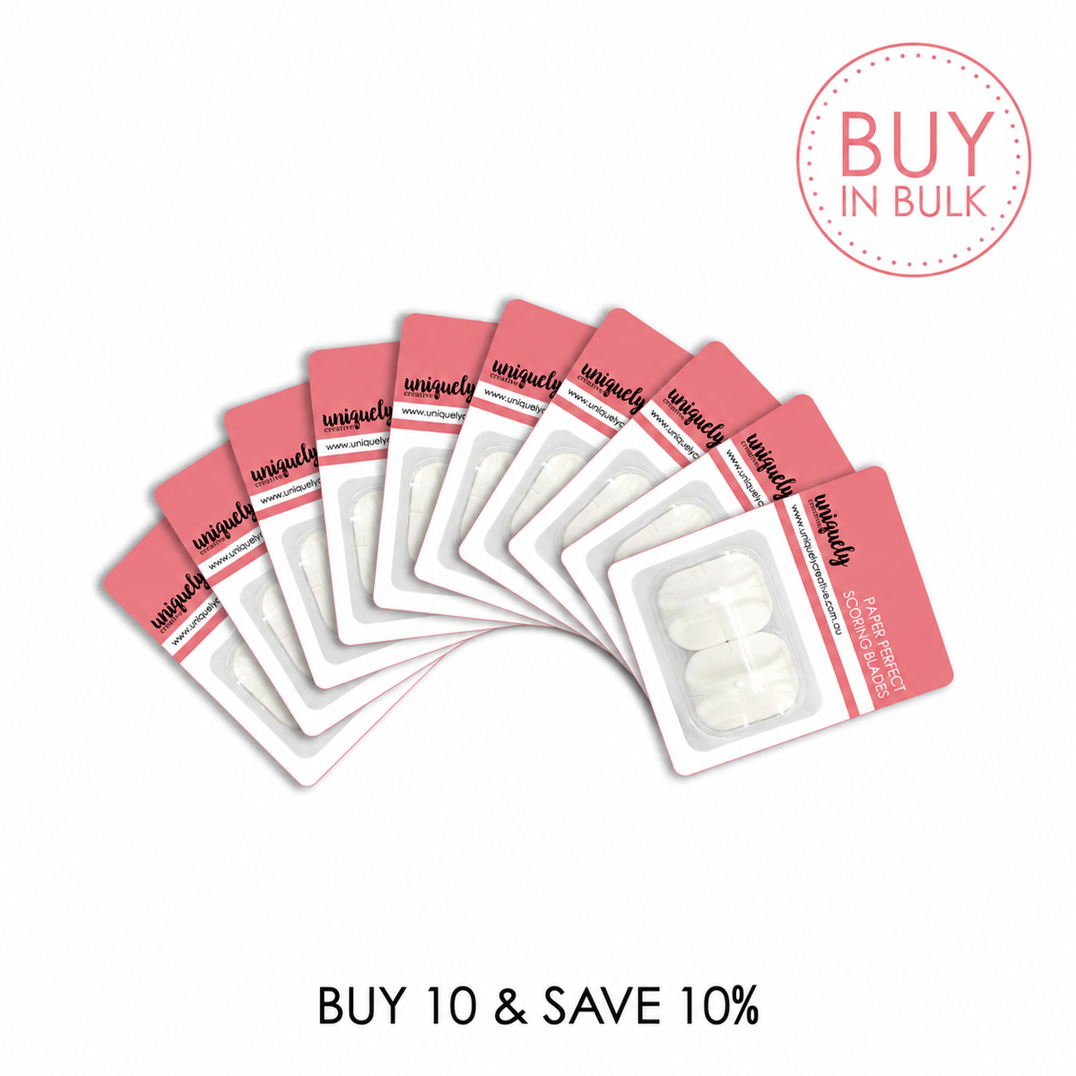 BUY IN BULK - Paper Perfect Trimmer Replacement Scoring Blades (x10)