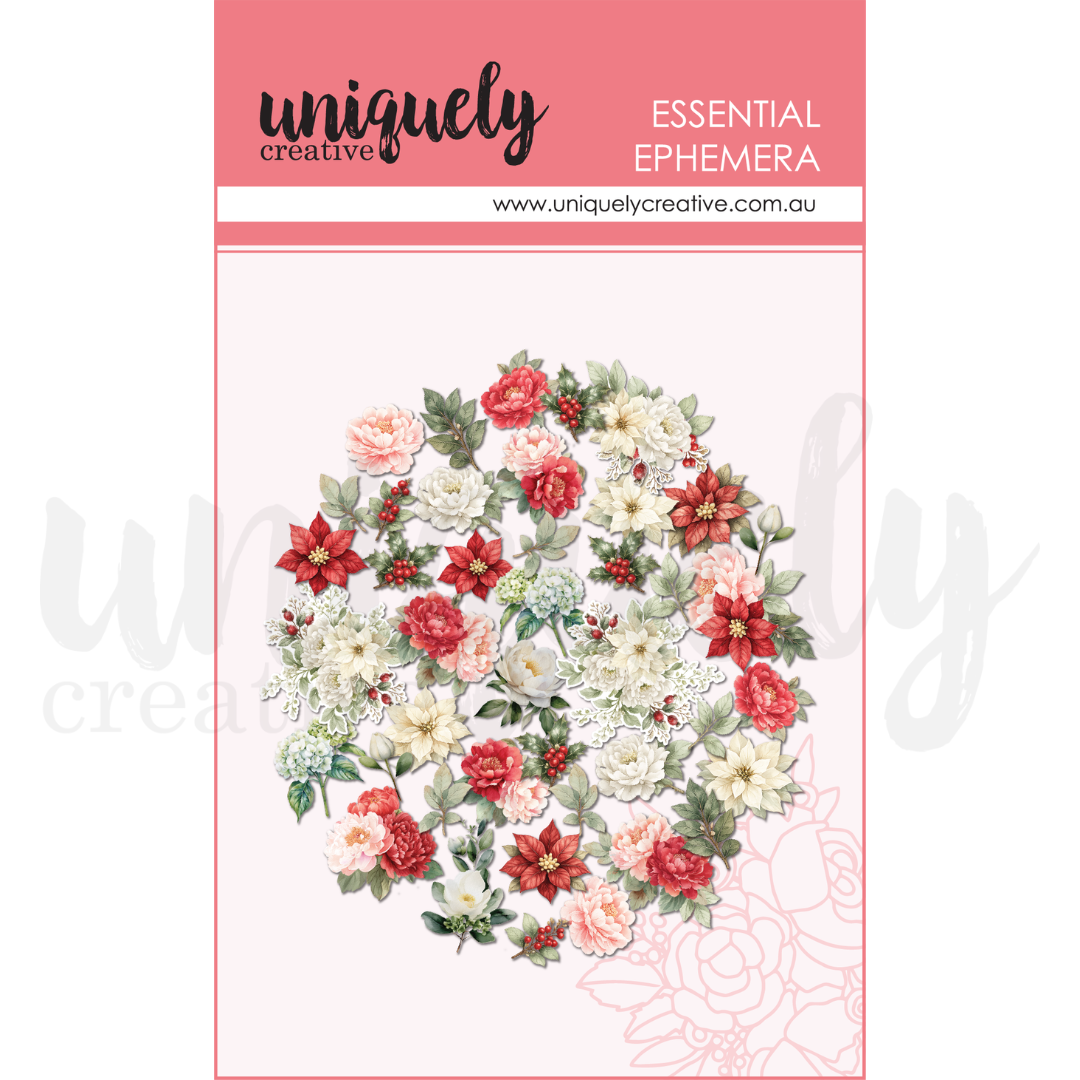 Christmas Floral Ephemera