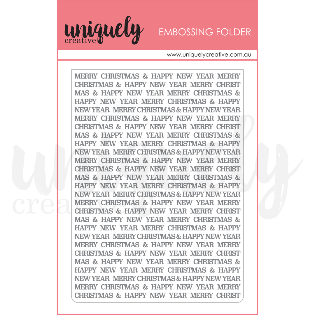 Christmas Embossing Folder *Included in Kit