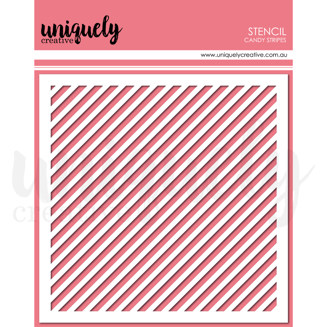 Candy Stripes Stencil