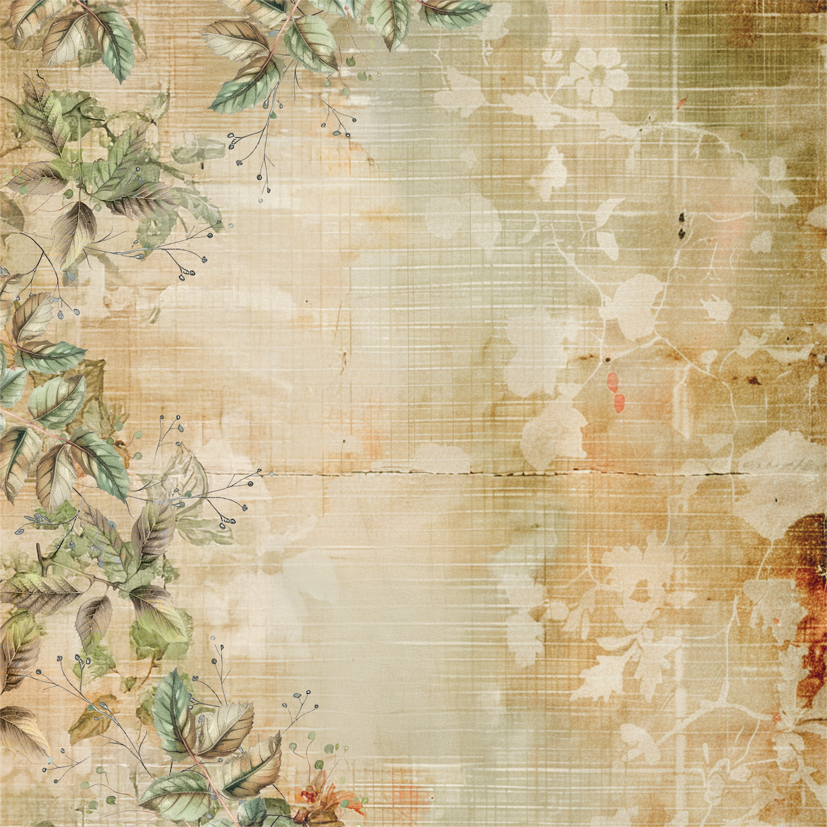 Illustrated Foliage Paper