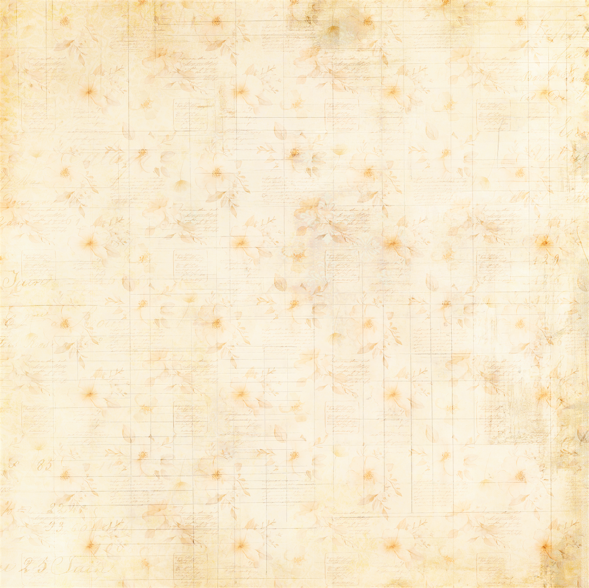 Pressed Flowers Paper