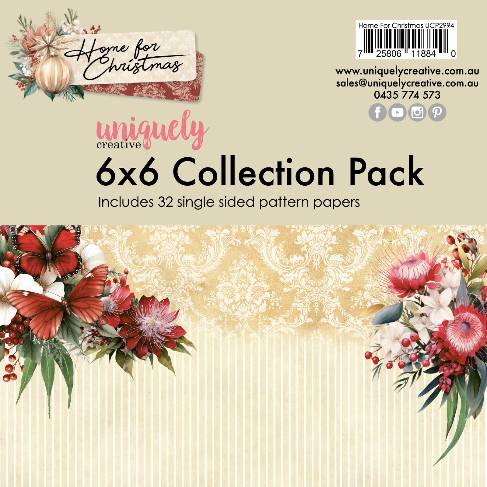 Home for Christmas 6 x 6 Collection Pack