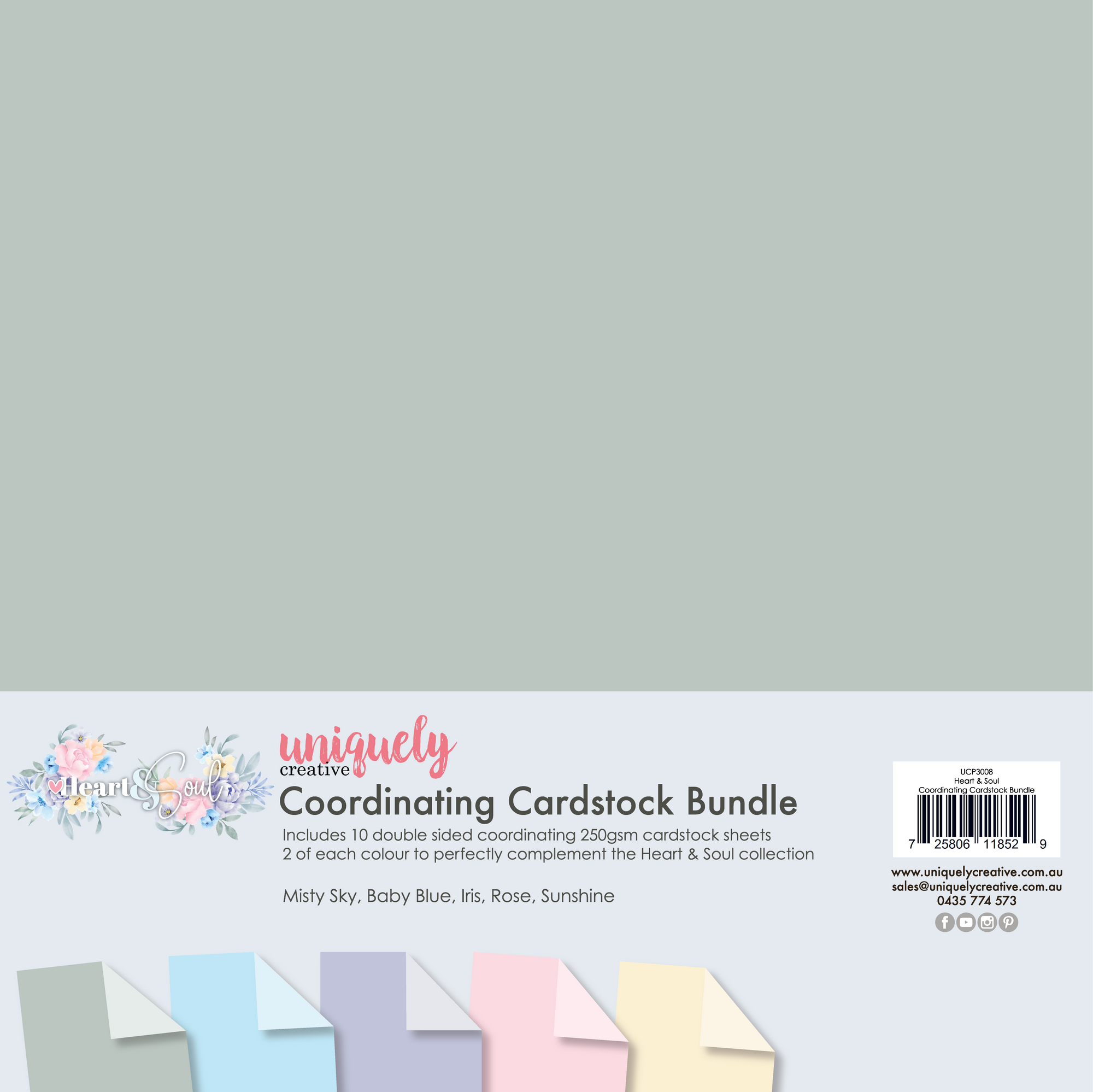 Heart & Soul Coordinating Cardstock Bundle