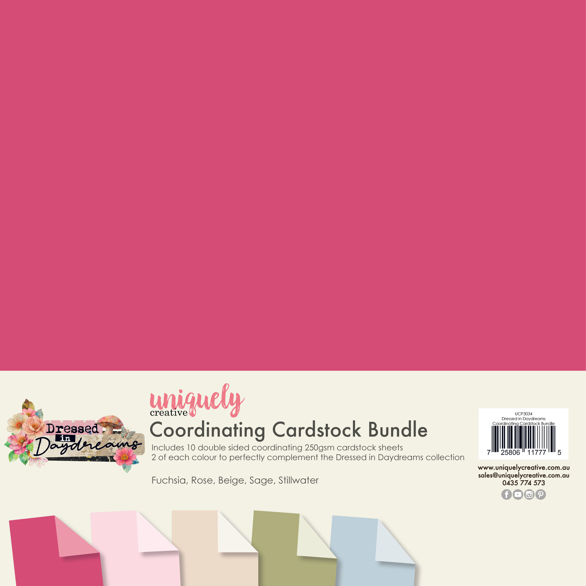 Dressed in Daydreams Coordinating Cardstock Bundle