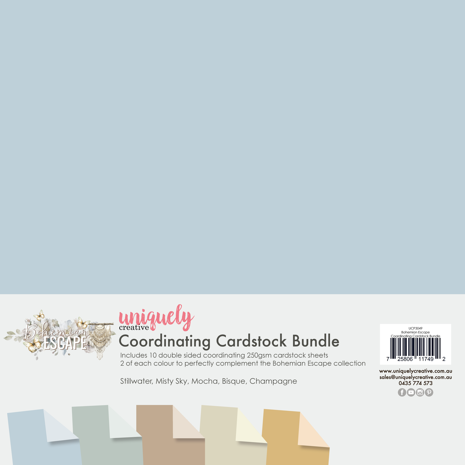Bohemian Escape Coordinating Cardstock Bundle
