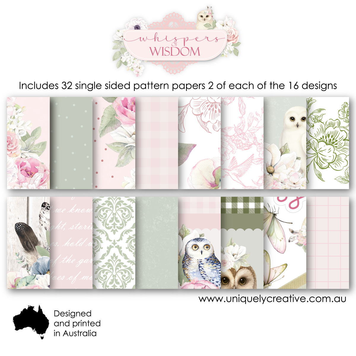 Whispers of Wisdom 6 x 6 Collection Pack
