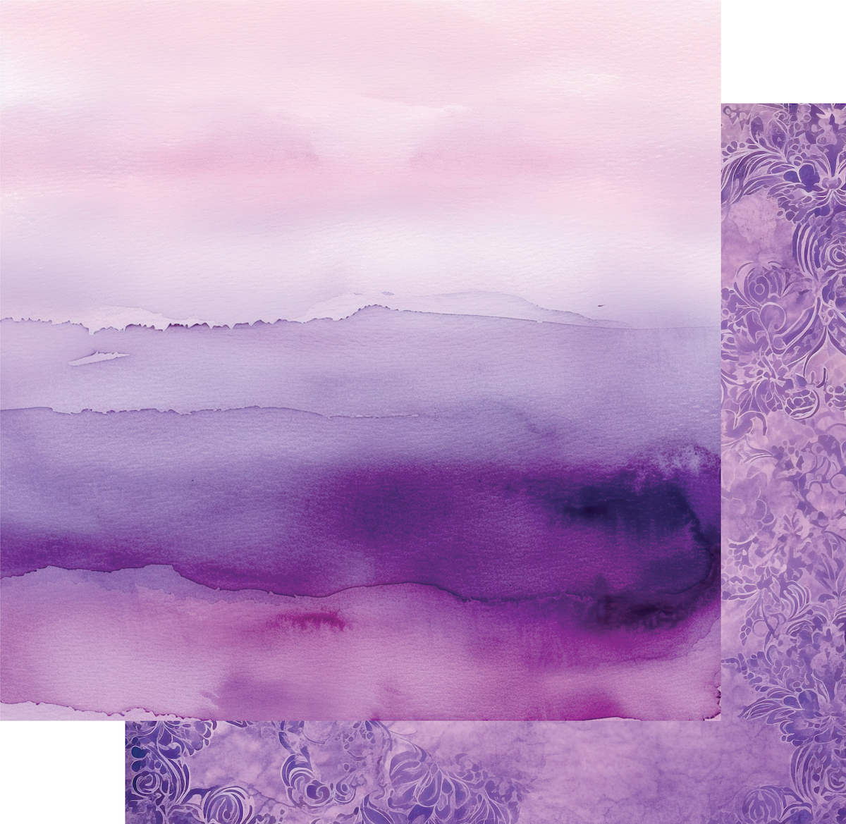 Layers of Lilac Paper