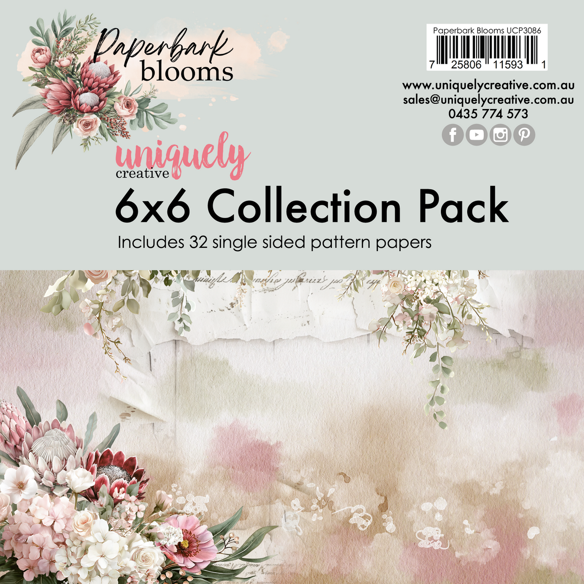 Paperbark Blooms 6 x 6 Collection Pack