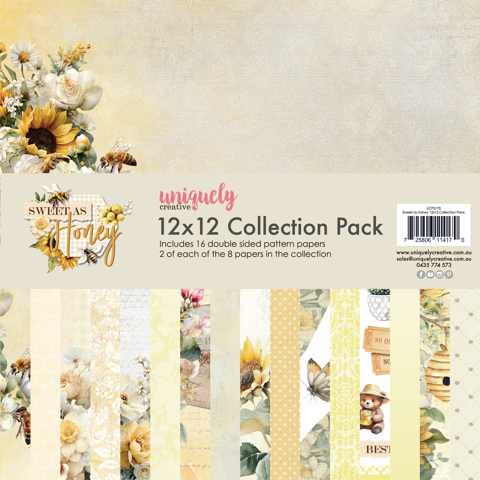 Sweet as Honey 12 x 12 Collection Pack