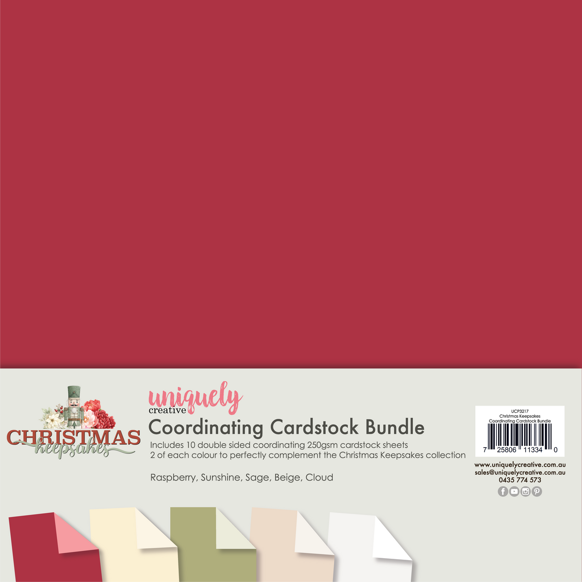 Christmas Keepsakes Coordinating Cardstock Bundle
