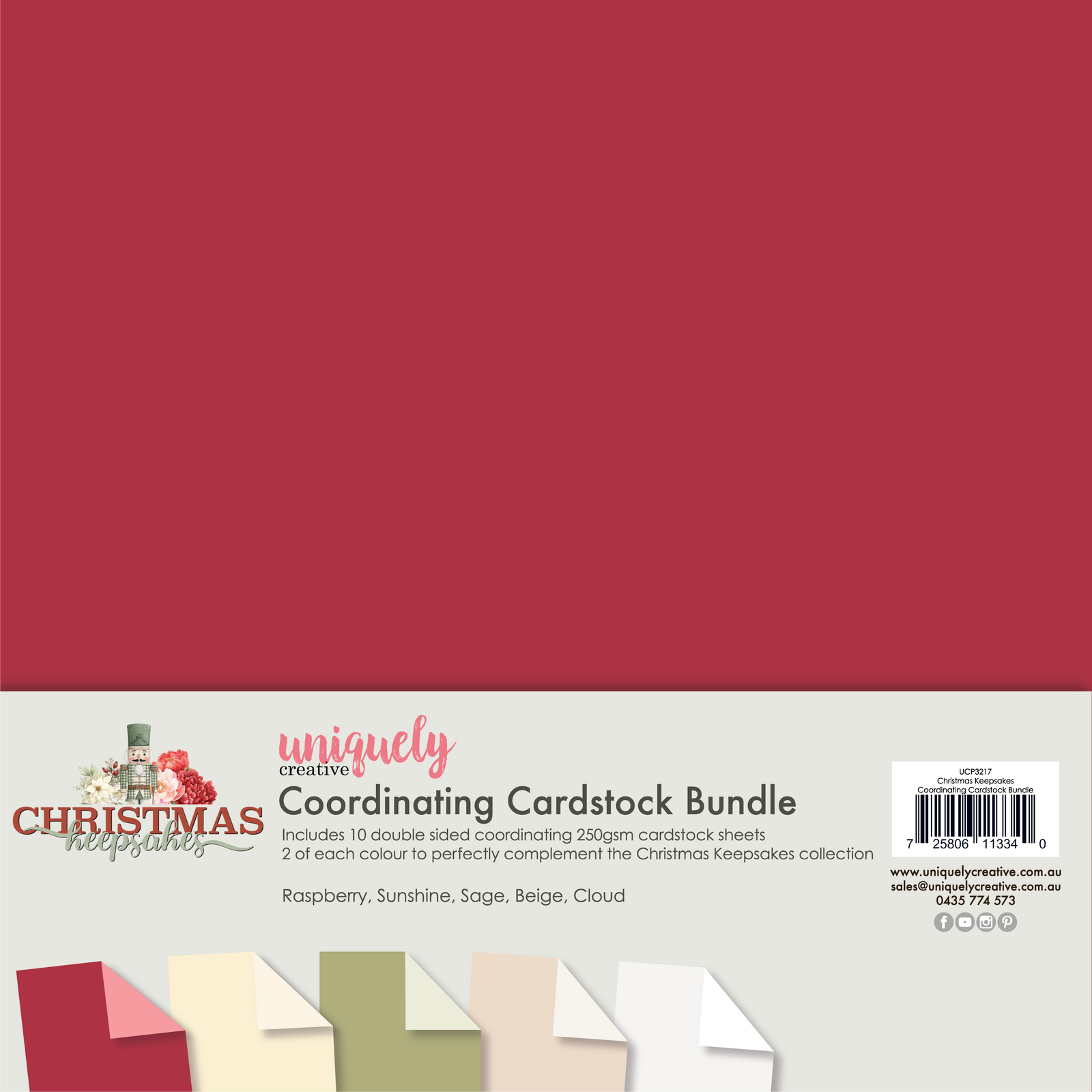 Christmas Keepsakes Coordinating Cardstock Bundle