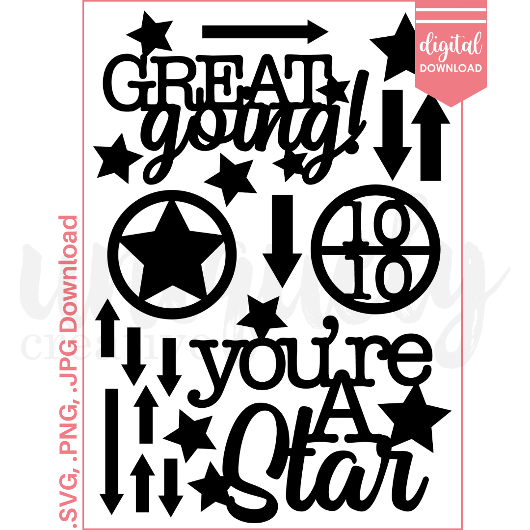 Class in Session Cut File Bundle - Digital Download