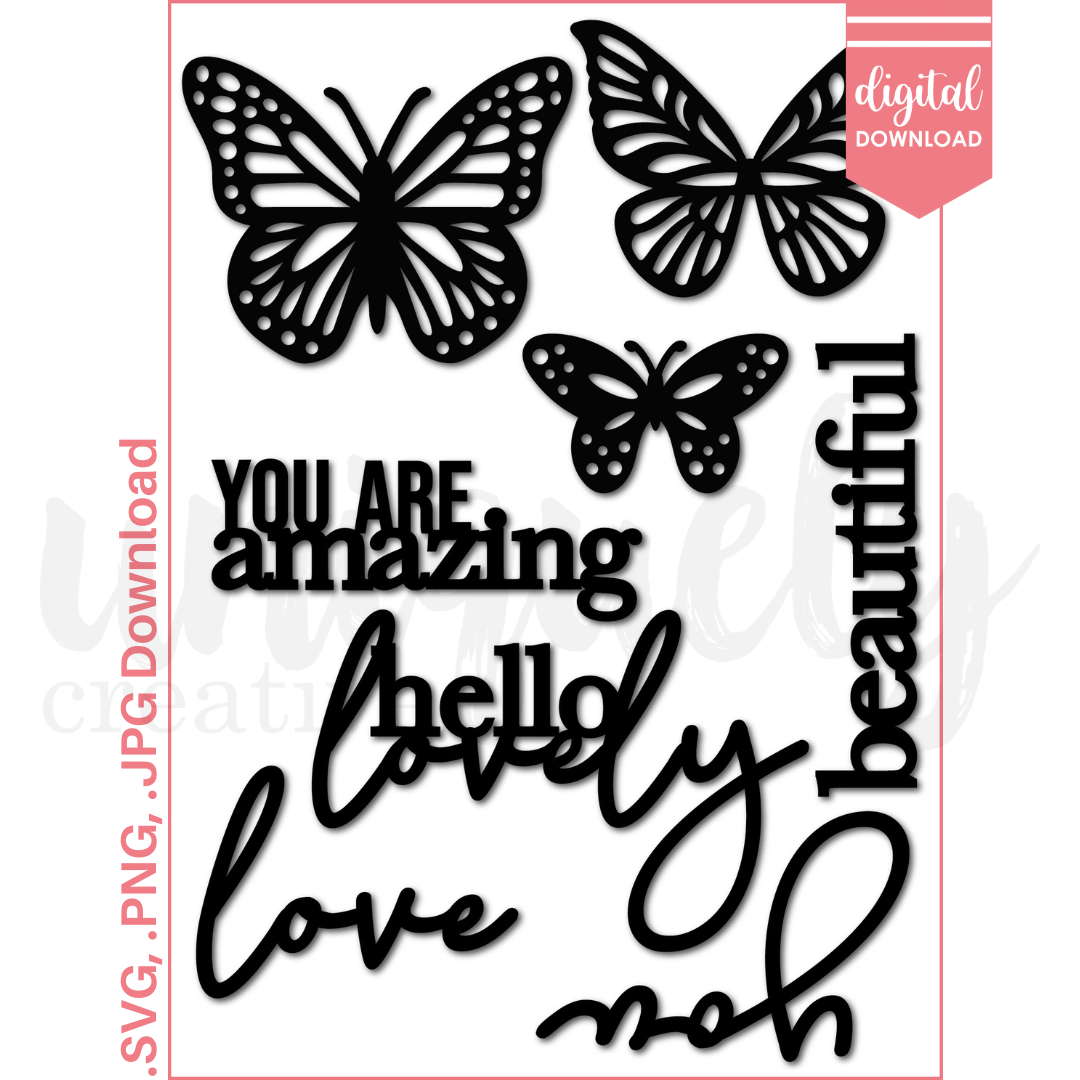 Wisteria Lane Cut File Bundle - Digital Download