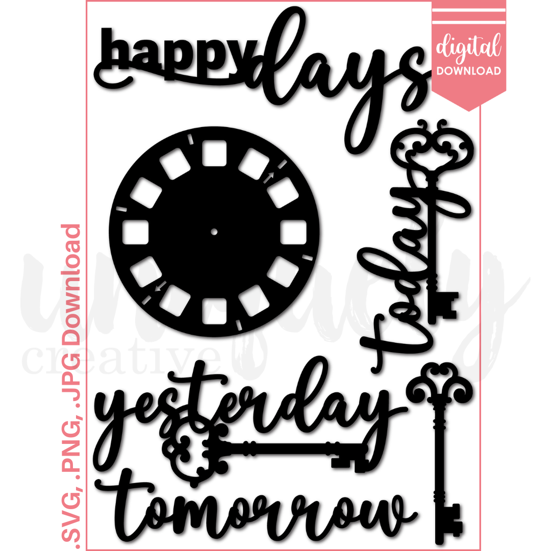 Vintage Chronicles Cut File Bundle - Digital Download