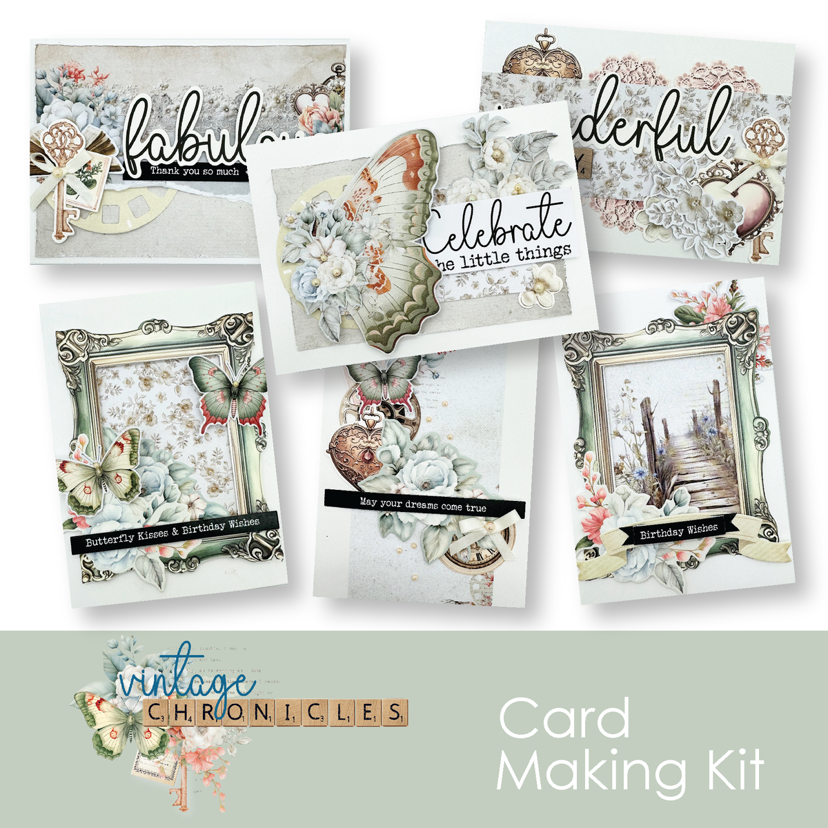 Vintage Chronicles Card Making Kit