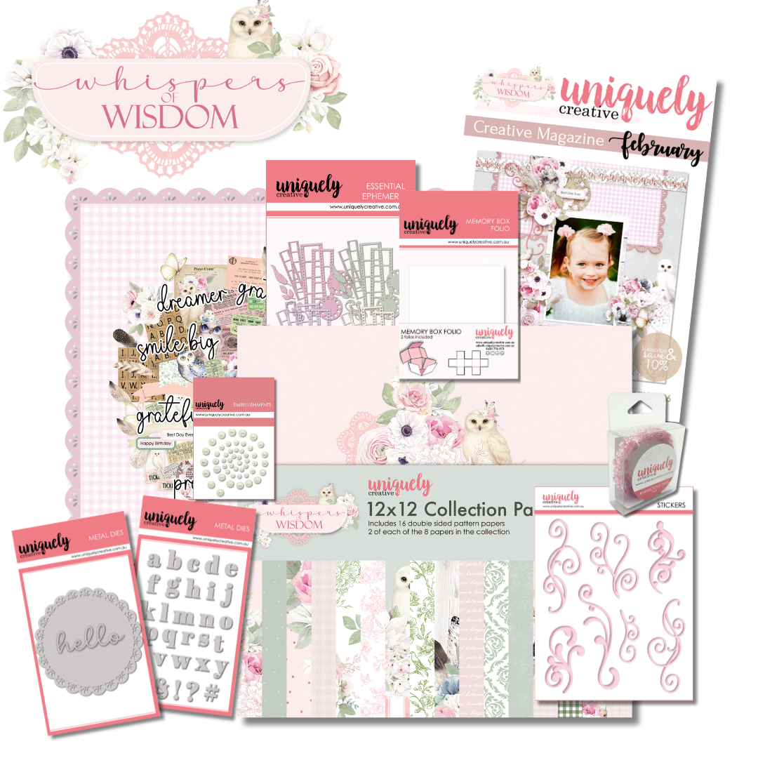 Whispers of Wisdom Creative Kit + Add-On Dies