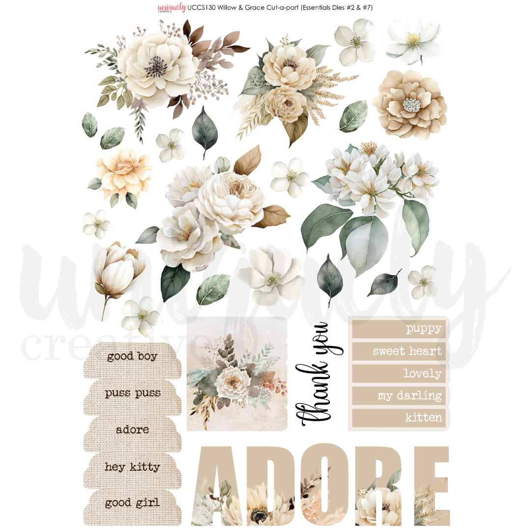 Willow &amp; Grace Cut-a-Part Sheet
