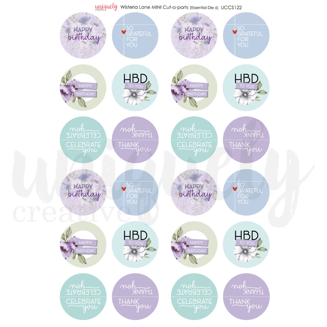 Wisteria Lane Cut-a-Part Sheet Mini
