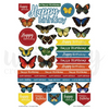 Butterfly Birthday Cut-a-part Sheet