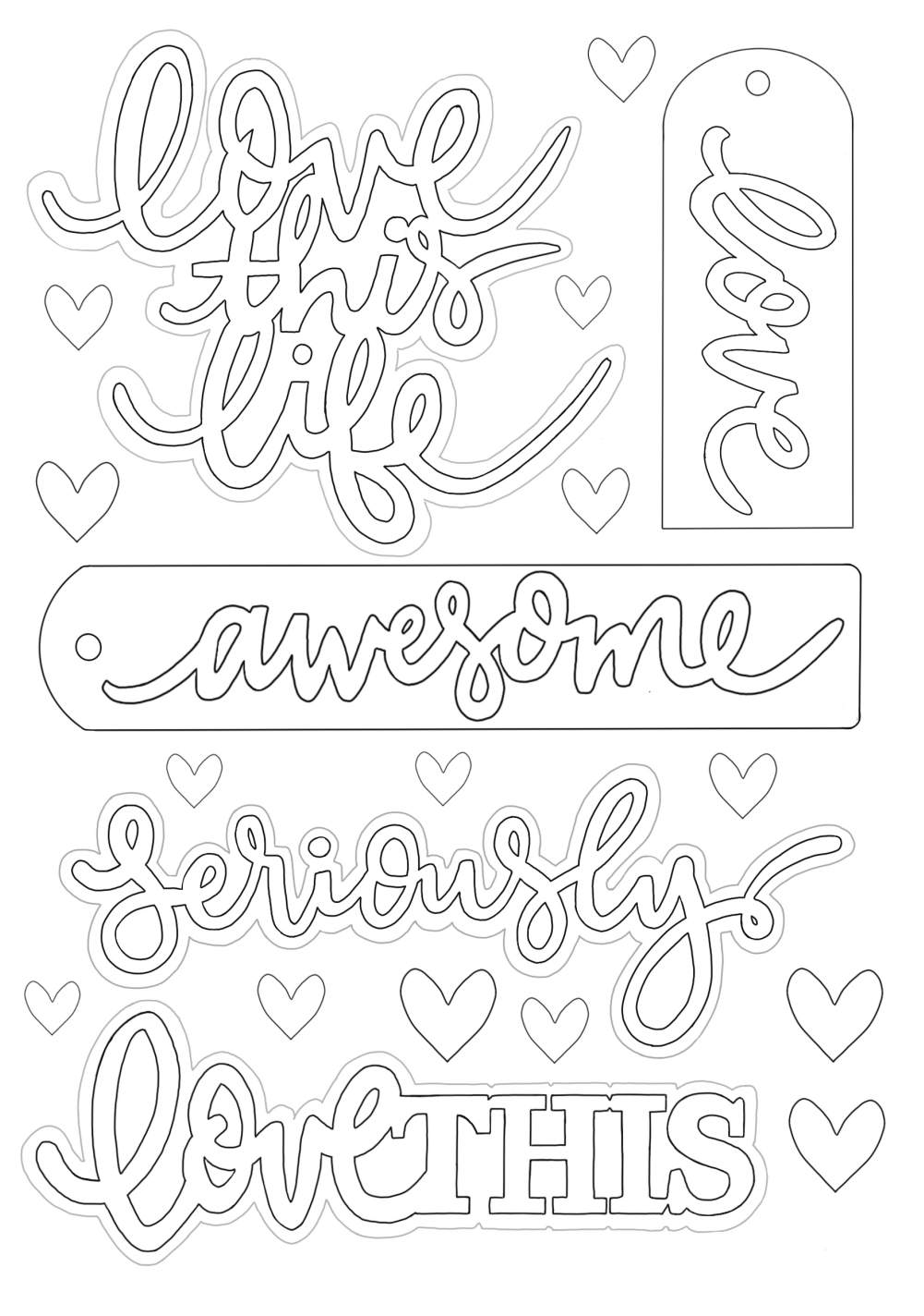 Watercolour Colouring Book