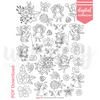 Secret Fairy Garden Cut-a-Part Sheet - Digital Download