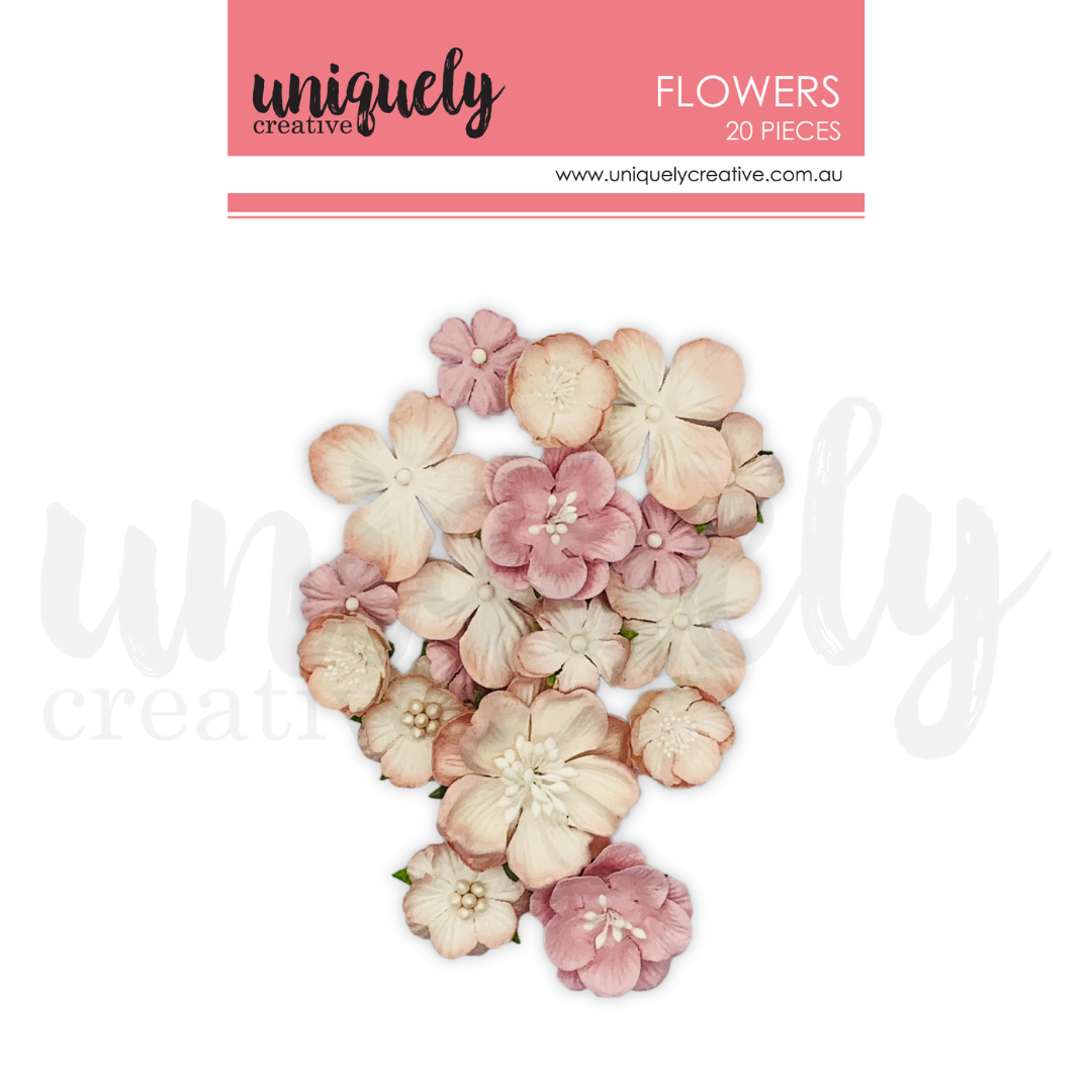 Flowers Dusty Pink