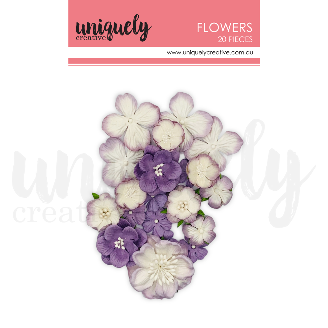 Flowers Dusty Purple