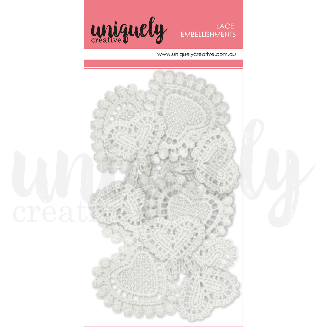 Mixed Lace Hearts
