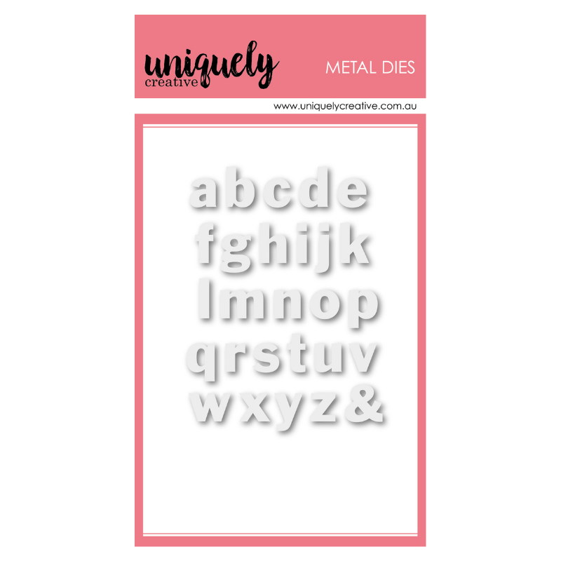 Small Lowercase Alpha Die
