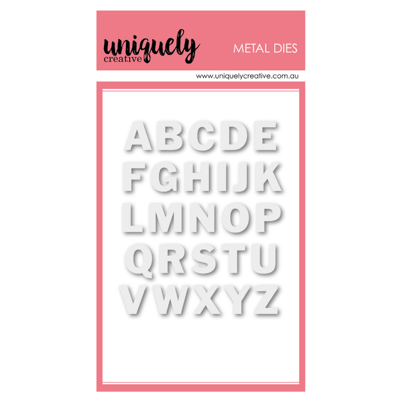 Small Uppercase Alpha Die