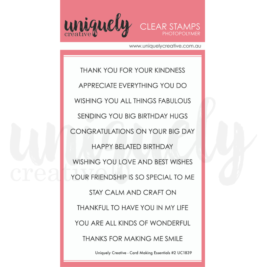 Card Making Essentials #2 Stamp