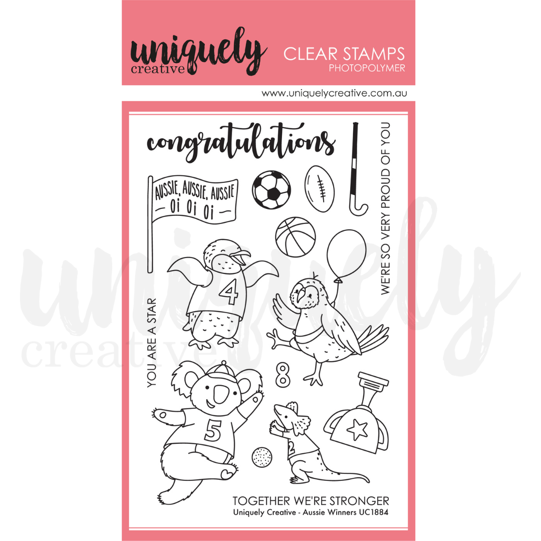 SALE - Aussie Winners Stamp