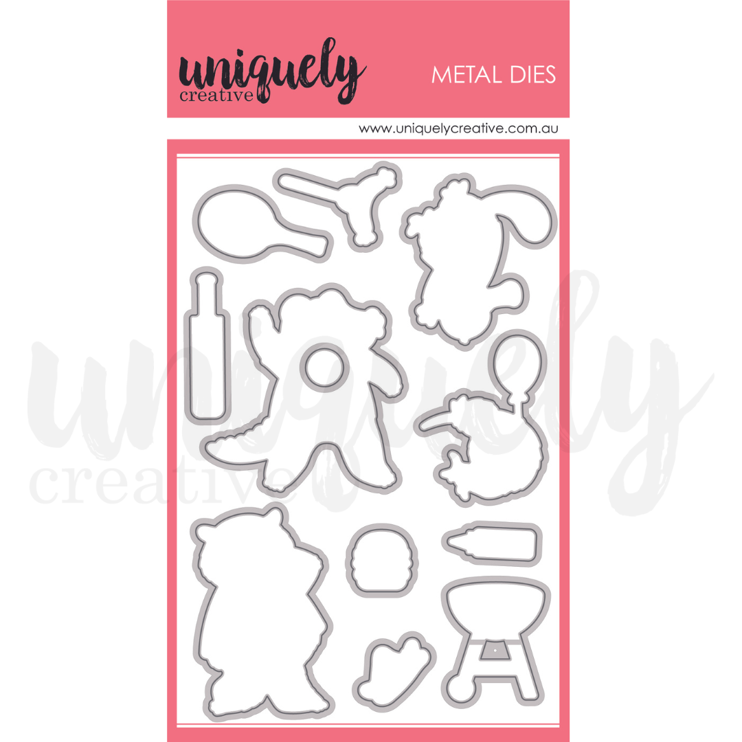 Aussie Sports (& Friends) Fussy Cutting Die