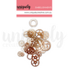 Rose Gold Metal Cogs